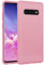 JETech Coque Fine pour Samsung Galaxy S10+ Plus, Étui Housse de Téléphone Ultra Mince Anti-Chocs avec Conception en Fibre de Carbone (Rose)