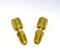 UKD 2 pezzi in Ottone R32 R410A adattatori di Collegamento del refrigerante maschio 5/16 a Adattatore di aria condizionata Femmina 1/4 Adattatore di refrigerante