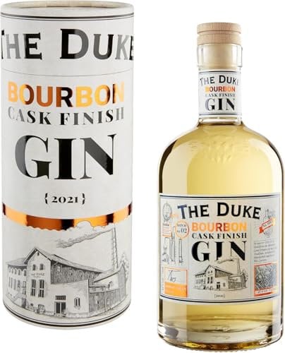 THE DUKE - Bourbon Cask Finish Gin - Bio Gin mit Vanille & Bourbonnoten - Süß & holzig im Geschmack - Vegan - Hergestellt in Bayern - 42% vol. Alkohol - 70 cl