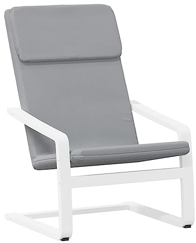 vidaXL Relaxsessel Hellgrau Stoff