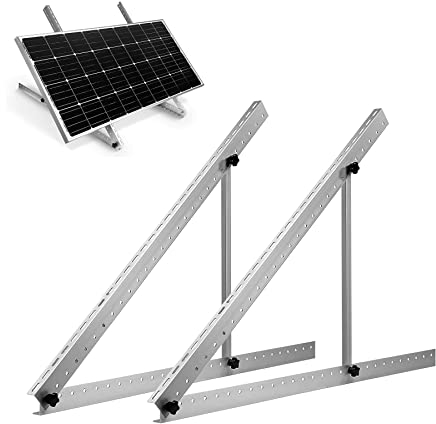 TEOV Befestigung Solarpanel Halterung 1180mm, Solarmodul Halterung für Balkonkraftwerk Flachdach Ziegeldach, Photovoltaik Modul Halterung Für 400 W bis 600w, Solarpanel Halterung 1 Paar