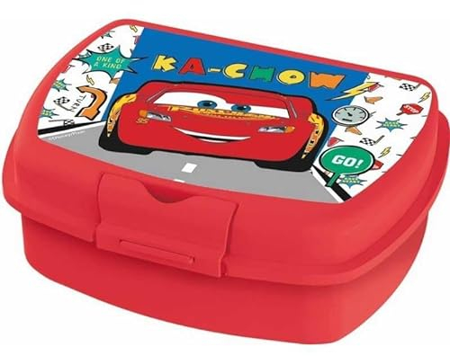 arlis Boîte à goûter Cars en Pvc - Fabrique en Espagne (Lunch Box Cars)