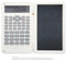 Calculadoras Científicas, Calculadora Científica Portátil con Pantalla LCD de 10 Dígitos con Tableta de Escritura LCD Borrable, Calculadora de Escritorio para la Escuela (Blanco)