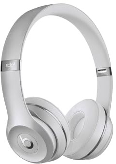 Beats Casque Supra-auriculaire Solo3 sans Fil - Puce Apple W1 pour Casques et écouteurs, Bluetooth Classe 1, 40 Heures d'écoute - Argent