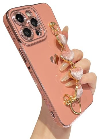 Caseative for iPhone 15 Pro Max Case, Pink