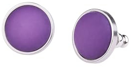 Polaris Ohrstecker 'Lara', 12mm Polaris Cabochon, Edelstahl | Schlicht elegant, Handgefertigt in Berlin