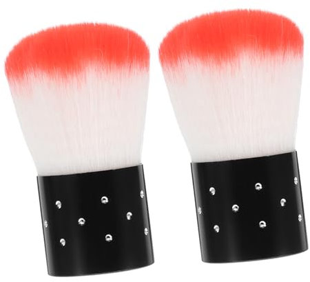 FRCOLOR 6pcs Nail Dip Powder Kit Dip Powder Brush Nail Duster Brush for Manicure Tools Use