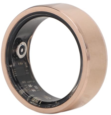 Diyeeni Smart Ring Health Tracker, Schlaf-Tracking-Herzfrequenzmesser Tragbar, Schlafring für Männer und Frauen mit Ladeetui, IP68 Wasserdicht, APP für Android für IOS (Größe 9)
