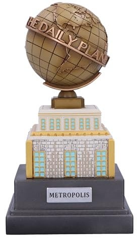 Nemesis Now DC The Daily Planet Ornament 22 cm, Kunstharz, offizielles Lizenzprodukt, Superman The Daily Planet Tower, Superman Comics Heimdekoration, gegossen aus feinstem Harz, fachmännisch