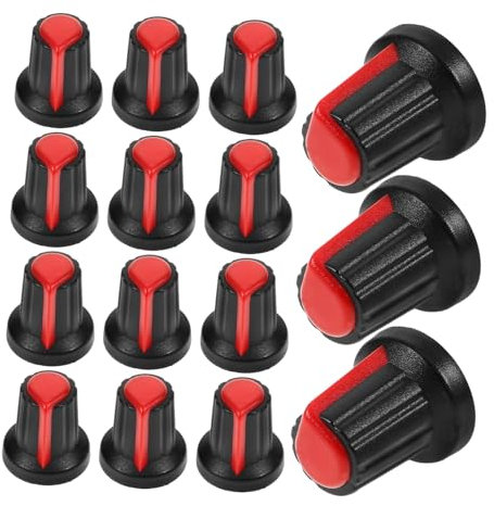 TOGEVAL 20stücke Potentiometer Knöpfe Aus Kunststoff Für Dj-mixer-controller-knopf Passend Als Ersatzteil Für Lautstärkeregler Und Dj-geräteknopf