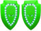ZLCBBD Blinklicht Schulranzen USB Aufladbar Kinder LED Sicherheitslicht Anhänger für Wandern Laufen Joggen Haustier Rucksack leuchtanhänger (2 Grün)