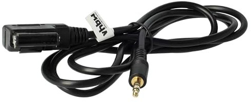 vhbw AUX Audio Adapter Kabel KFZ Radio (11,3 cm) kompatibel mit Mercedes-Benz S-Klasse, R-Klasse, M-Klasse, E-Klasse, C-Klasse Auto, Autoradio