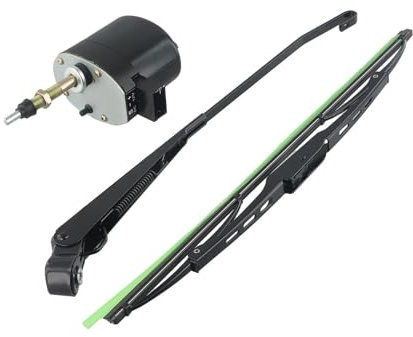 Wischermotor Für Traktor Für Boot Für Wohnmobil Universal 12V Scheibenwischermotor 105° Blatt Wischer Mit Blatt Auto Zubehör Elektrischer Wischermotor