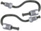 Aramox Hintere Bremsleitung, 2PCS Eisen Links Rechts Bremsleitung Zubehör Austausch für 1K0611763E 1K0611763F A3 Cabriolet