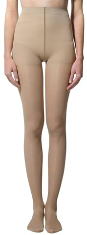 Christou 1910 Damen-Stützstrumpfhose mit abgestufter Kompression 140 DEN – Figurformend & Beinunterstützend für Komfort & Stil