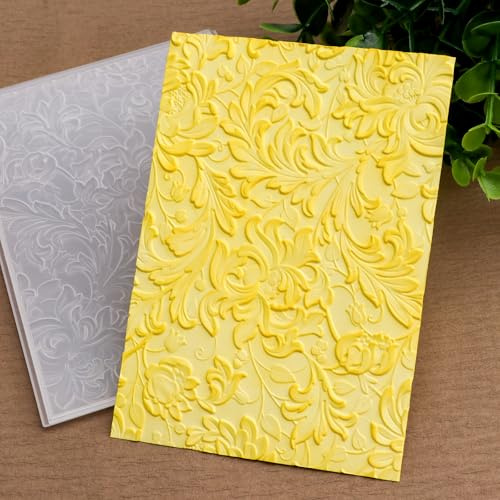 OTCRAFT Pochoirs de gaufrage en Plastique sur Le thème des Fleurs 3D Phoenix pour Bricolage, Scrapbooking, Album Photo, Cartes, Loisirs créatifs, décoration pour la Fabrication de Cartes, gabarit de