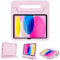 ProCase Funda Infantil para iPad 10ª Gen 10,9 2022 y iPad (A16) 11ª Gen 11 2025 (A3354 A3355 A3356), Funda Protectora Anti Caídas con Soporte para Apple Pencil A2696 A2757 A2777-Rosa Claro