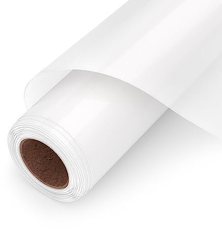 HKC Sublimazione HTV Vinile per tessuto di cotone, pellicola vinilica per sublimazione rotolo 12 X 15FT, velocità di trasferimento elevata, per tessuti di colore scuro/chiaro (opaco)