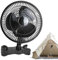 Ventilador para tienda de cultivo, ventilación giratoria de interior, ventilador colgante silencioso de 2 velocidades, para dormitorio de bebé, invernadero, dormitorio, cocina