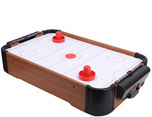 Fockety Air Hockey-Bord För Spelrum, Hem, Kontor Med Puckar, Pushers, LuftDrivna HockeyBord, Esktop Föröder Barn Interaktiva Bärbara Bräspelsleksare Present