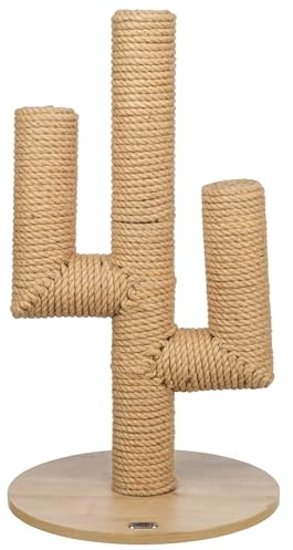 Trixie Neo Kratzbaum, 68,6 cm, niedlicher Kaktus-Katzenbaum, entworfen mit extra Dicker Jute, für den Innenbereich, kleine Kratzmöbel