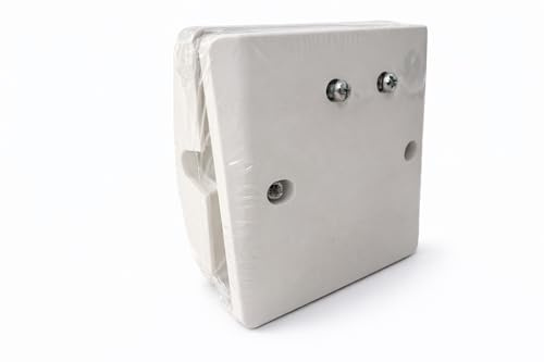Lot de 2 sorties de câble à griffe, modèle 60080, 16A–20A – Blanc