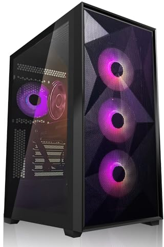 SYSTEMTREFF PC System Intel Core i9-13900K 24x5.8GHz | UHD 770 4K HDMI DX12 | 512GB M.2 NVMe + 1TB HDD | 32GB DDR5 RAM | WLAN Silent Desktop Computer Rechner für Büro Business Multimedia