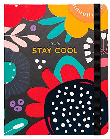 Erik Planer - Terminkalender 2021 Blummen - Taschenkalender mit Wochenansicht - Terminplaner