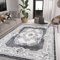 Tinyboy-hbq Teppich Wohnzimmer Moderner Kurzflor rutschfest,Waschbar Flauschig Weich,Passend für Wohnzimmer,Schlafzimmer und Esszimmer,Grau Weiß,200 x 250 cm