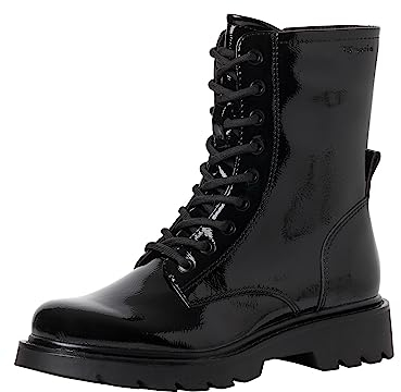 Tamaris Damen Stiefelette Vegan; BLACK, EU 39
