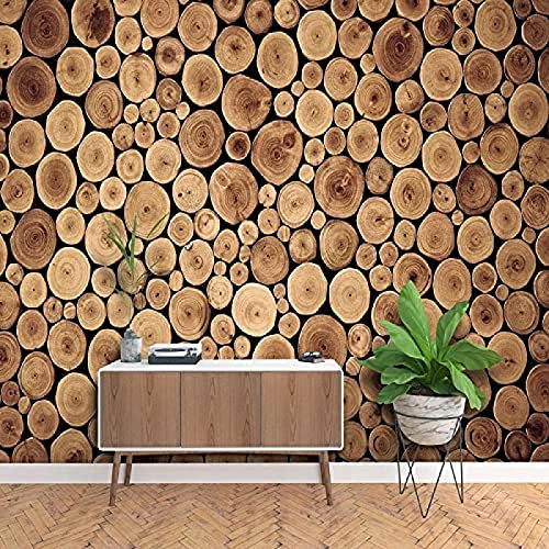 Benutzerdefinierte 3D-Tapete Retro Nostalgie im europäischen Stil Holz Jahresring Wandbild Wohnzimmer Arbeitszimmer Wanddekoration fototapete 3d Tapete effekt Vlies wandbild Schlafzimmer-150cm×105cm