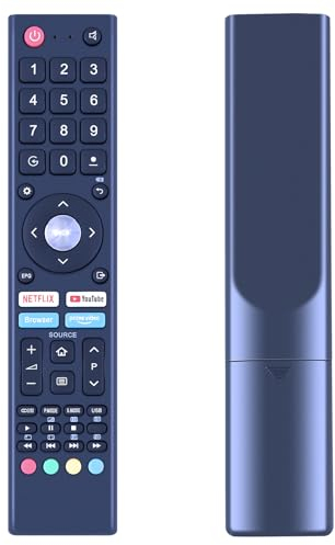 GOUYESHO GCBLTV02BDBIR Télécommande de Rechange Compatible avec CHIQ ChangHong UHD TV U43H7S U43H7N U43H7L U50H7N U55H7N U58H7N U58G7N L32H5S L32H7L L32H7N L40H7N