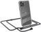 EAZY CASE - Handytasche zum Umhängen - kompatibel mit iPhone 11 Pro, Handyhülle mit Band, Transparent Kameraschutz und Bildschirmschutz, Handy Lanyard in Schwarz/Anthrazit mit Clips Schwarz
