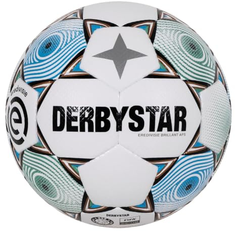 Derbystar Equipment - Fußbälle Brillant APS Eredivisie Spielball 2023/2024 Weiss 5