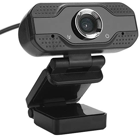 CCYLEZ 1080P-Webcam mit Mikrofon für den Desktop, Rauschunterdrückung, USB-Plug-and-Play, für Konferenzen, Videoanrufe, Online-Unterricht, Clip-on-Installation, Kompatibilität mit
