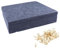Lot de 8 planches de feutrine élégantes grises avec adhésif amovible et punaise pour décoration murale 30 x 30 cm