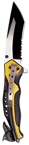 tee-uu SNAP EVO Rettungsmesser schwarz/gelb