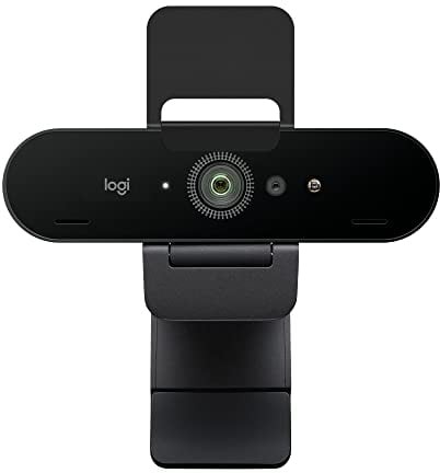 Logitech Brio Stream Webcam - Videochiamate Ultra 4K HD, Microfono con Cancellazione Rumore, Autocorrezione Luce HD, Streaming, Compatibile con Microsoft Teams, Zoom e Google Meet su PC / Mac - Nero