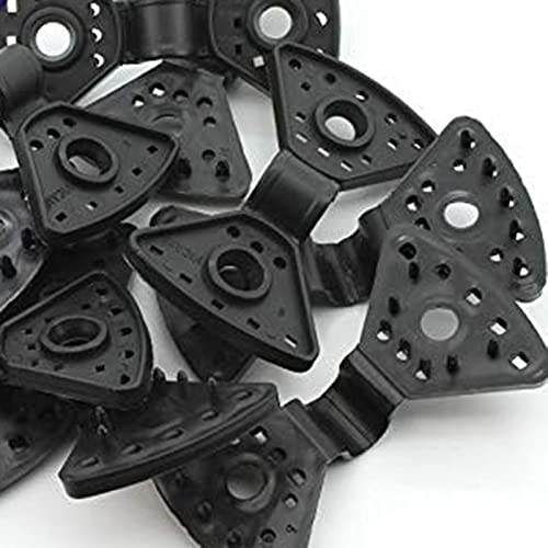 ZILL 30er Set Kunststoff-Clips Schwarz, Witterungsbeständig, Für Planen, Folien, Netze UVM.