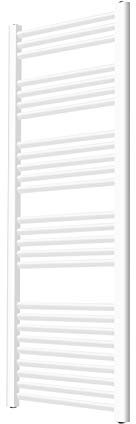 Aquamarin® Secador de Toallas de Baño - De Pared, 1600x600mm, Agua Caliente, Acero, Vertical, Entrada Central o Lateral, Blanco - Radiador de Baño, Calentador de Toallas, Calefacción, Toallero