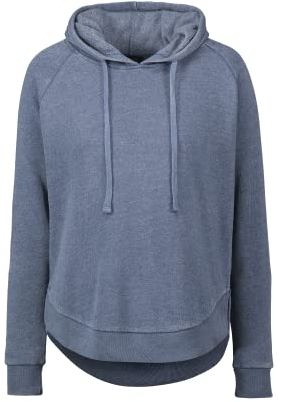 MV Sport Lässiger Kapuzenpullover für Damen, Fleece, Sweatshirts, langärmelig, Yoga-Hoodie für Winter, Herbst, Outfits, Stonewashed, XL