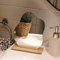 DaizySight Unregelmäßiger Klein Spiegel Zimmer Deko Aesthetic, Schminkspiegel Asymmetrischer Rahmenlos Acrylspiegel, für Tischdekoration Schlafzimmer Wohnzimme Room Decor clean Girls