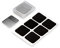 Sebasty 12pcs Bike Ultra Thin Tire Patches Fast Repair Tools Without Glue Mountain/Road Bike Tyre Inner Tube Repair Patches