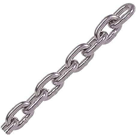 Edelstahlkette, kurzgliedrig 8mm - Meterware