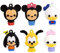Hallmark Disney Mickey Mouse and Friends Miniature Christmas Ornaments, Set of 6