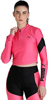 PUMA Camiseta de Manga Larga Mujer Rosa Fucsia