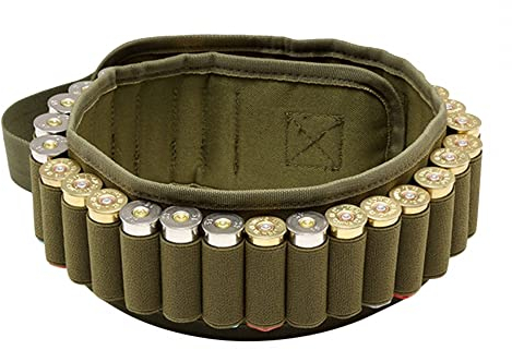Patronengürtel, Taktischer 30 Runden Shotgun Shells Bandolier Shotgun Shell Shoulder Holder Shotshells Bandolier Belt für Munition vom Kaliber 12G