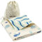 Windelbär Babydecke 100% Bio Baumwolle [GOTS & ÖKOTEX Zertifiziert] 1 STK Kuscheldecke Meer 75x100 Baby Erstausstattung Neugeborene Krabbeldecke Sommerdecke Schmusedecke Erstausstattung