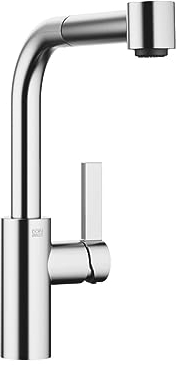 Dornbracht Elio Pull-Out Chrom Gebürstet (Edelstahl-Look) 33 870 790-93 Hochdruckarmatur