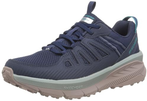 Skechers Switch Back Cascades, Scarpe da Trekking Donna, Navy Mesh Trim, 38 EU